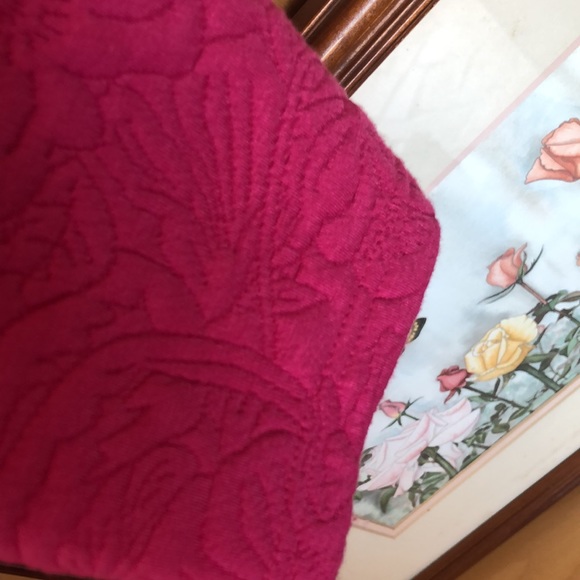 Fuschia Isaac Mizrahi Live Peplum Jacket - L/XL - Picture 7 of 9